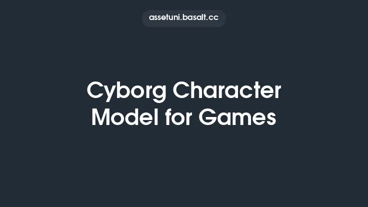 Cyborg Character Model for Games Thumbnail
