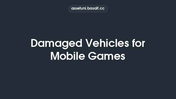 Damaged Vehicles for Mobile Games Thumbnail