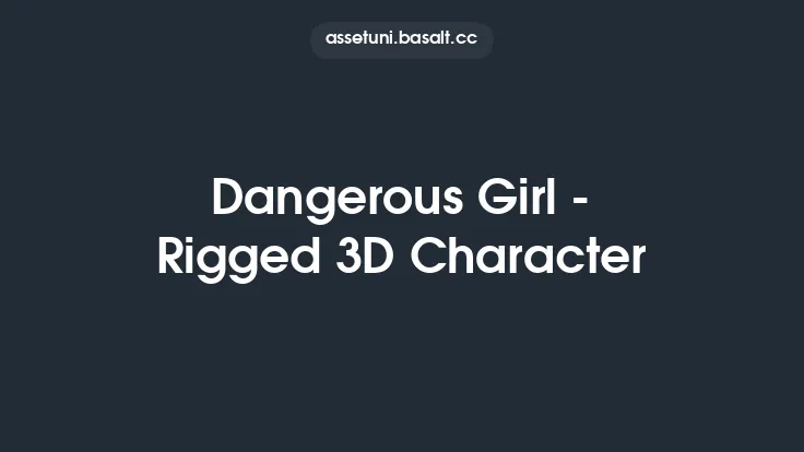 Dangerous Girl - Rigged 3D Character Thumbnail