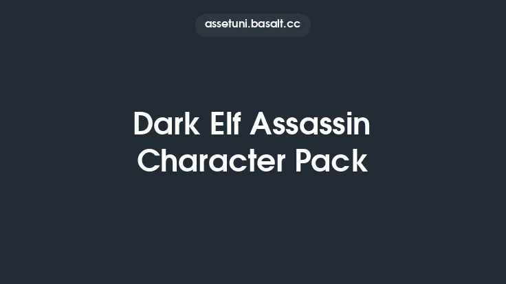 Dark Elf Assassin Character Pack Thumbnail
