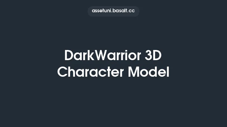 DarkWarrior 3D Character Model Thumbnail