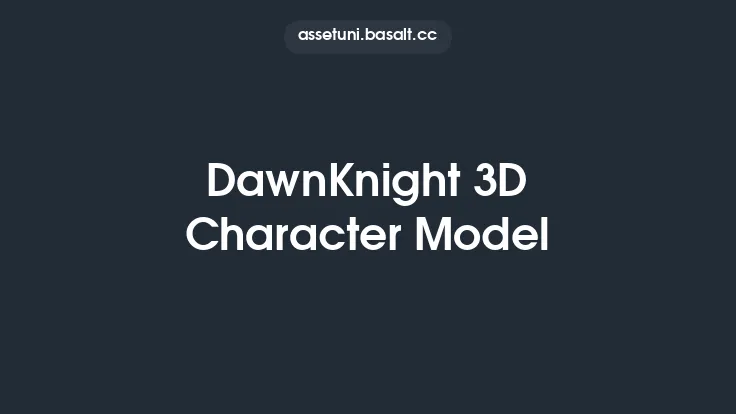 DawnKnight 3D Character Model Thumbnail