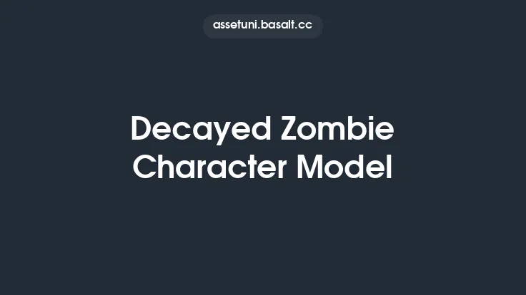 Decayed Zombie Character Model Thumbnail