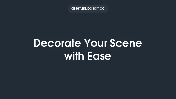 Decorate Your Scene with Ease Thumbnail