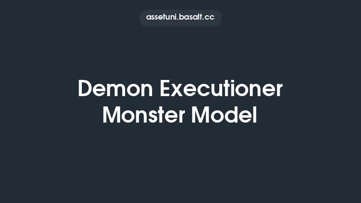 Demon Executioner Monster Model Thumbnail