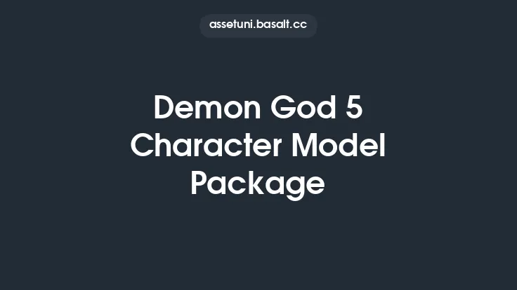 Demon God 5 Character Model Package Thumbnail