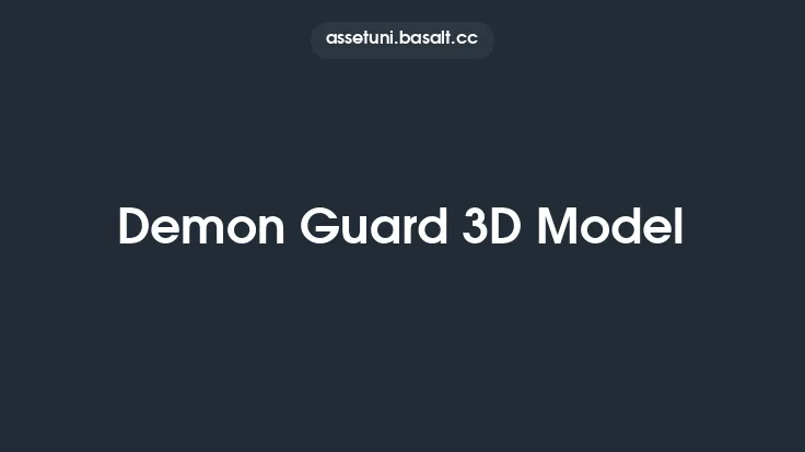 Demon Guard 3D Model Thumbnail