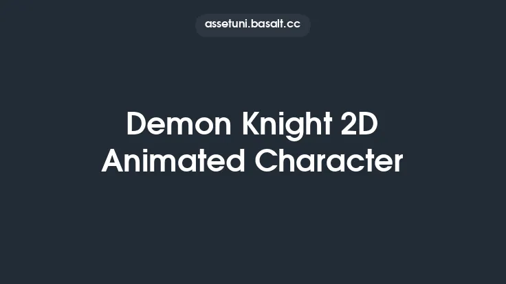 Demon Knight 2D Animated Character Thumbnail