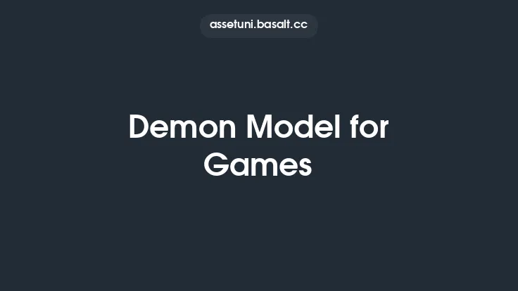 Demon Model for Games Thumbnail