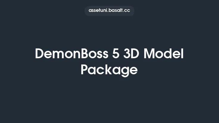 DemonBoss 5 3D Model Package Thumbnail