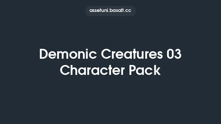 Demonic Creatures 03 Character Pack Thumbnail