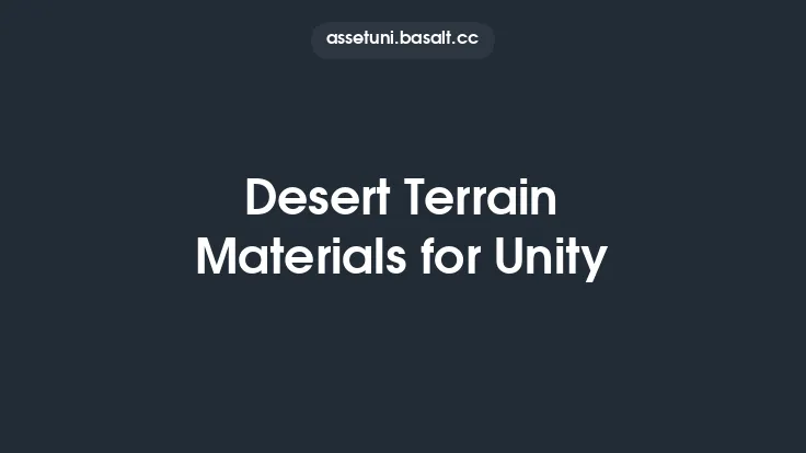 Desert Terrain Materials for Unity Thumbnail