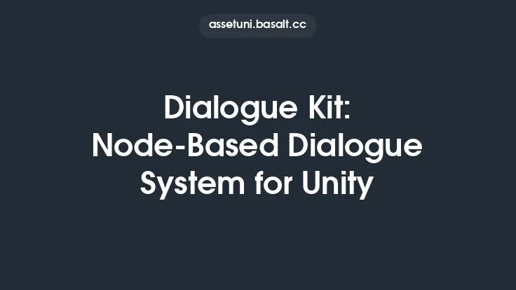 Dialogue Kit: Node-Based Dialogue System for Unity Thumbnail