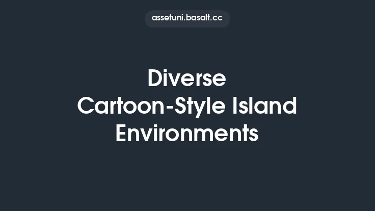 Diverse Cartoon-Style Island Environments Thumbnail