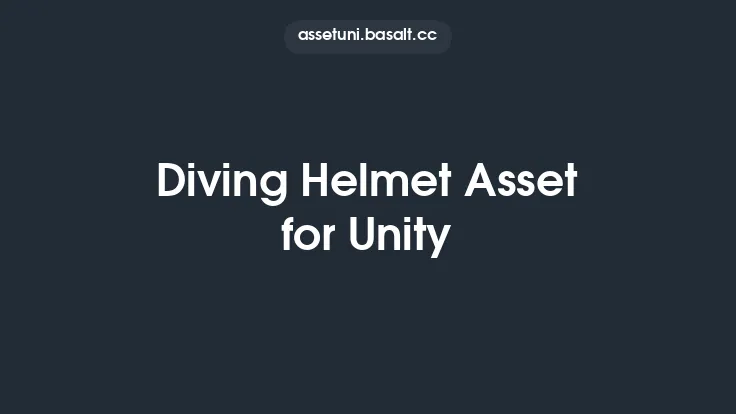 Diving Helmet Asset for Unity Thumbnail