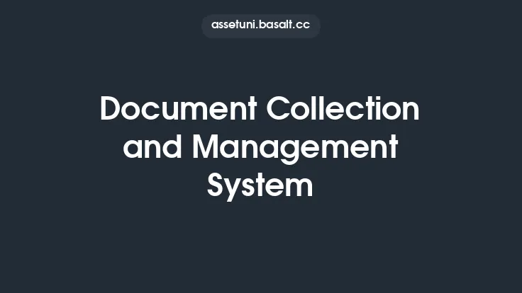 Document Collection and Management System Thumbnail
