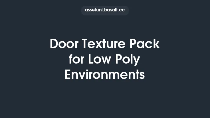 Door Texture Pack for Low Poly Environments Thumbnail