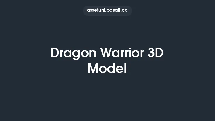 Dragon Warrior 3D Model Thumbnail