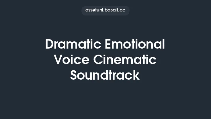 Dramatic Emotional Voice Cinematic Soundtrack Thumbnail