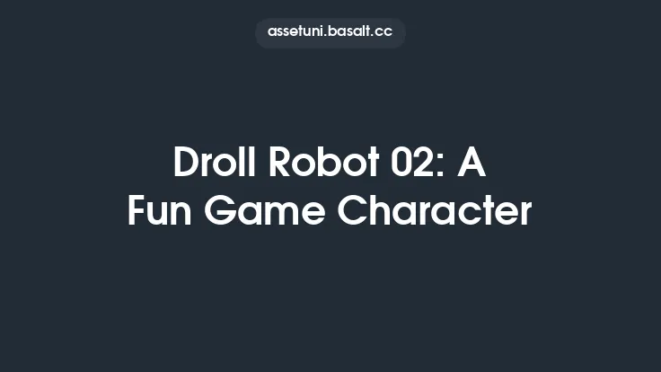 Droll Robot 02: A Fun Game Character Thumbnail