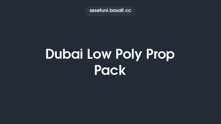 Dubai Low Poly Prop Pack Thumbnail