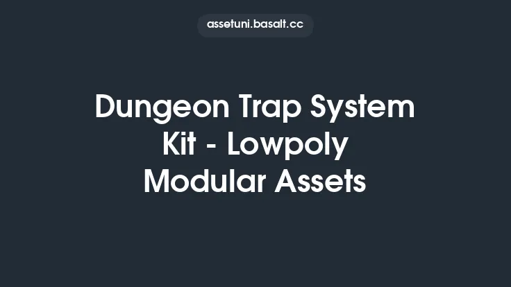 Dungeon Trap System Kit - Lowpoly Modular Assets Thumbnail