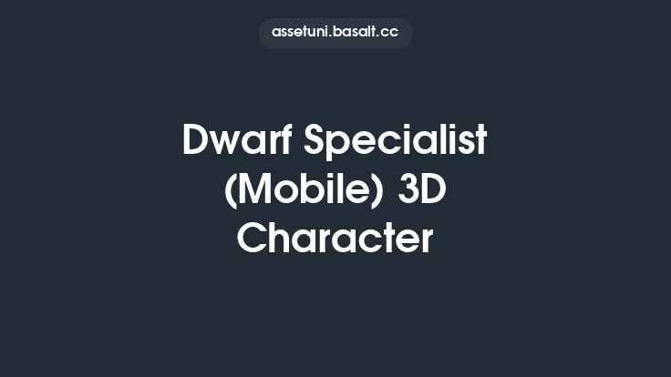 Dwarf Specialist (Mobile) 3D Character Thumbnail