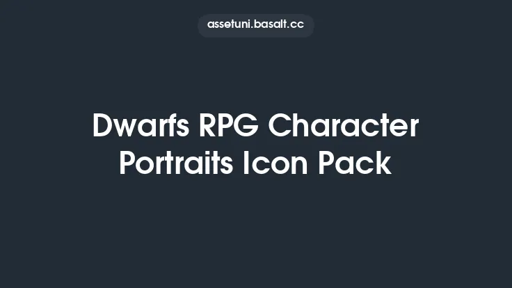 Dwarfs RPG Character Portraits Icon Pack Thumbnail