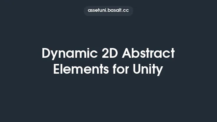 Dynamic 2D Abstract Elements for Unity Thumbnail