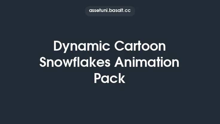 Dynamic Cartoon Snowflakes Animation Pack Thumbnail