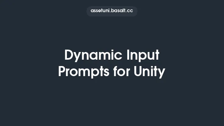 Dynamic Input Prompts for Unity Thumbnail