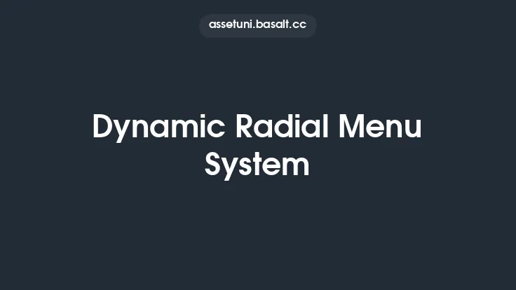 Dynamic Radial Menu System Thumbnail