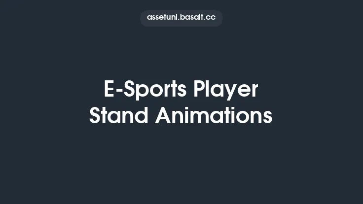 E-Sports Player Stand Animations Thumbnail