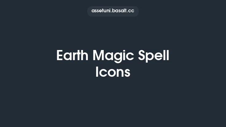 Earth Magic Spell Icons Thumbnail