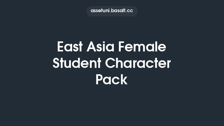 East Asia Female Student Character Pack Thumbnail