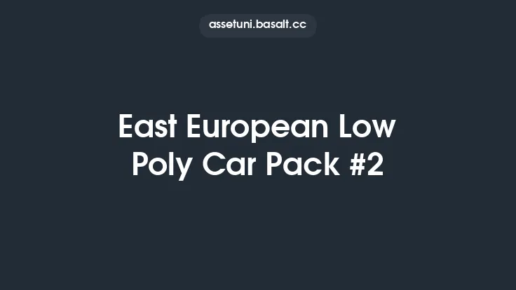 East European Low Poly Car Pack #2 Thumbnail