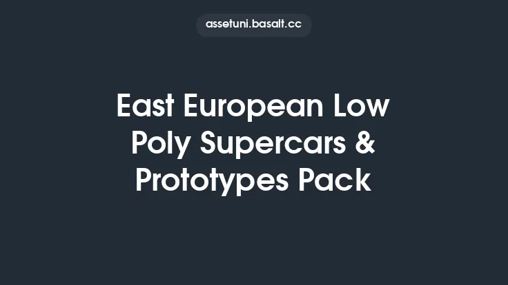 East European Low Poly Supercars & Prototypes Pack Thumbnail
