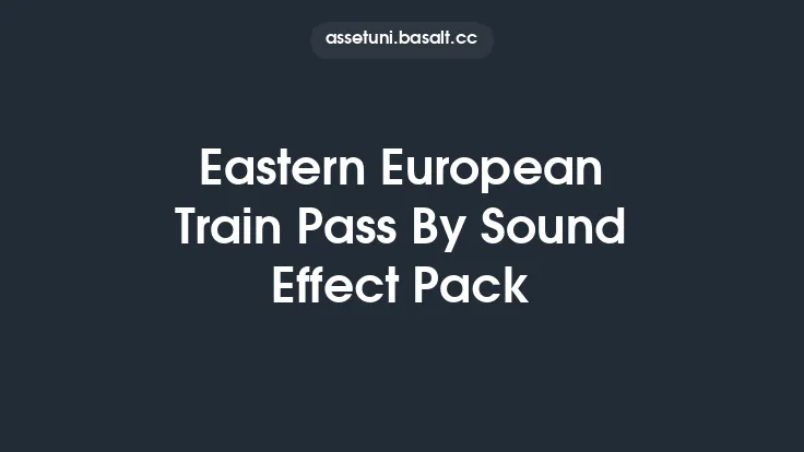 Eastern European Train Pass By Sound Effect Pack Thumbnail