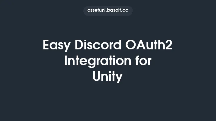 Easy Discord OAuth2 Integration for Unity Thumbnail