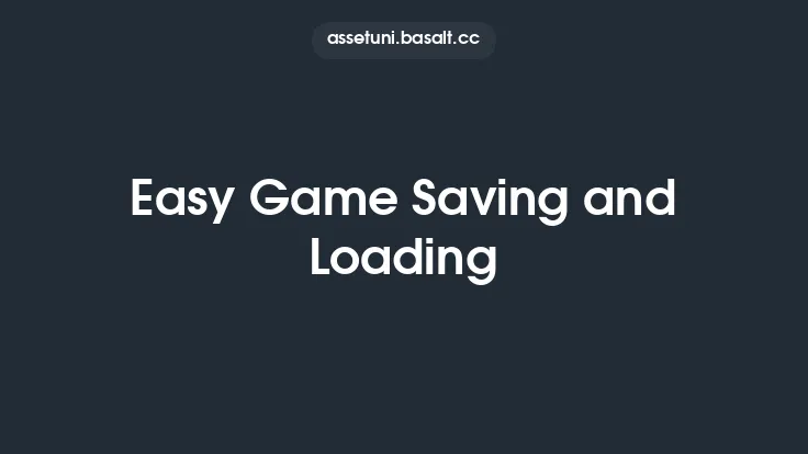 Easy Game Saving and Loading Thumbnail