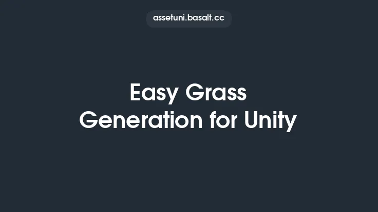 Easy Grass Generation for Unity Thumbnail