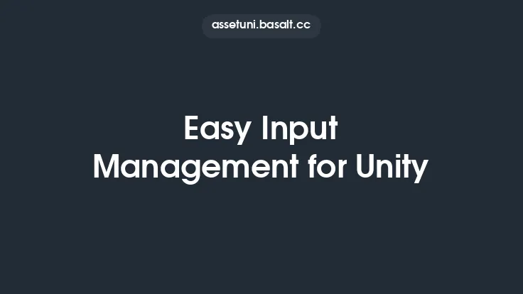 Easy Input Management for Unity Thumbnail
