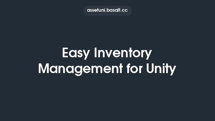Easy Inventory Management for Unity Thumbnail