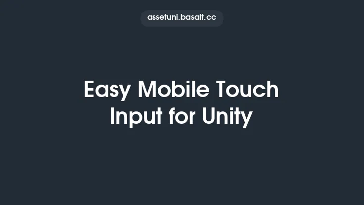 Easy Mobile Touch Input for Unity Thumbnail