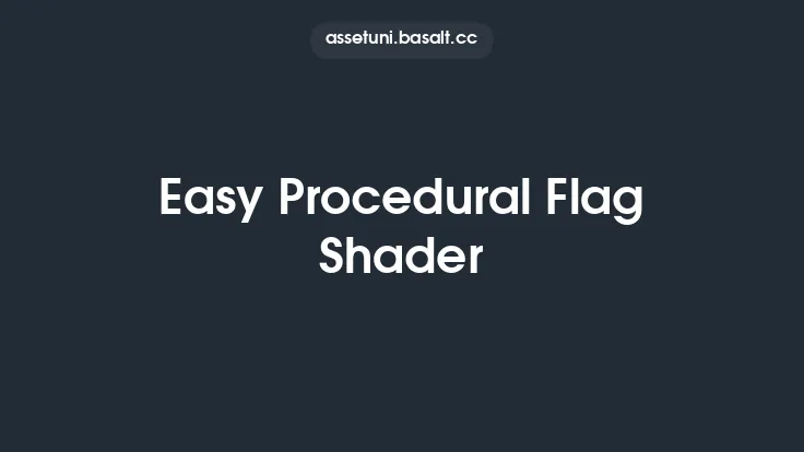 Easy Procedural Flag Shader Thumbnail