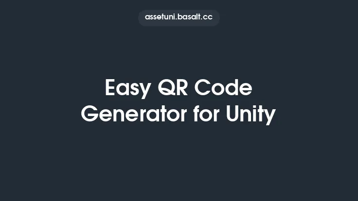Easy QR Code Generator for Unity Thumbnail