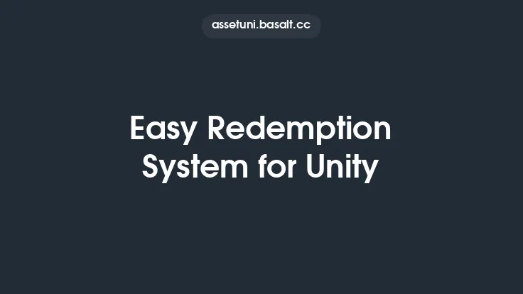 Easy Redemption System for Unity Thumbnail