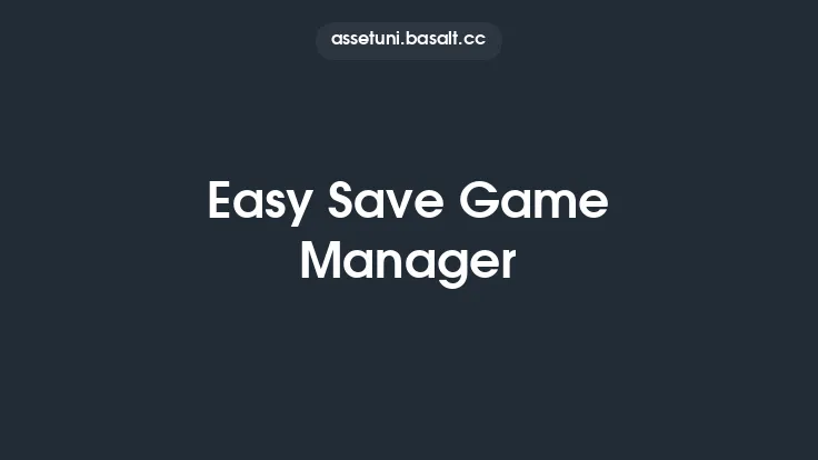 Easy Save Game Manager Thumbnail