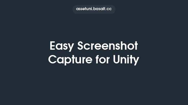 Easy Screenshot Capture for Unity Thumbnail