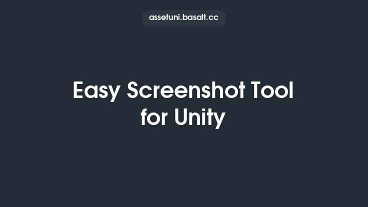 Easy Screenshot Tool for Unity Thumbnail